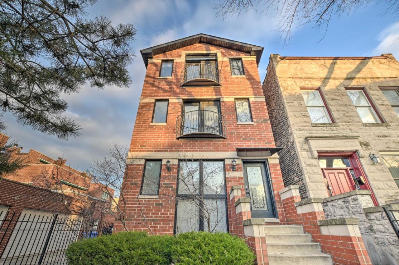 Chicago Condo With Balcony Walk To Cta Stations! Exterior foto